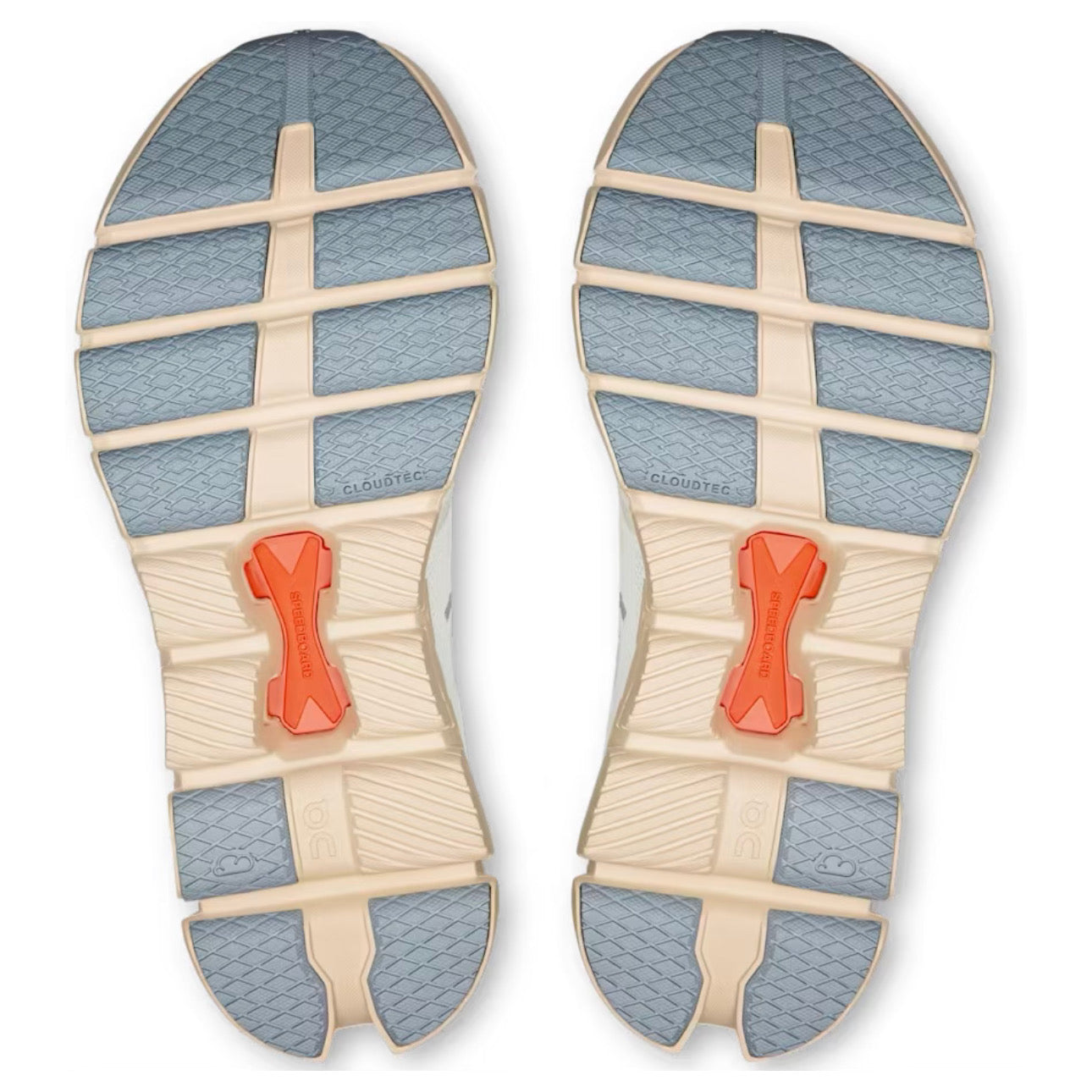 On Running Cloud x 4 \ Ivory / Salmon