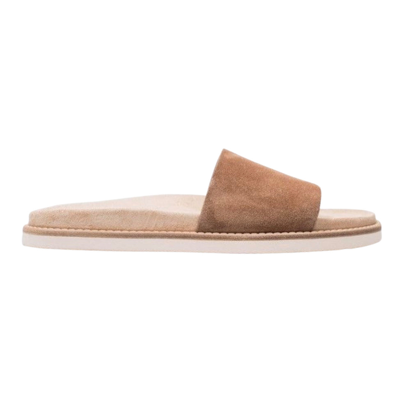 Brunello Cucinelli Suede Sandals Light Brown Suede
