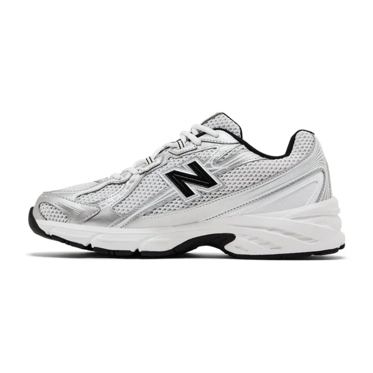 New Balance 740v2 \ White Silver Metallic Black