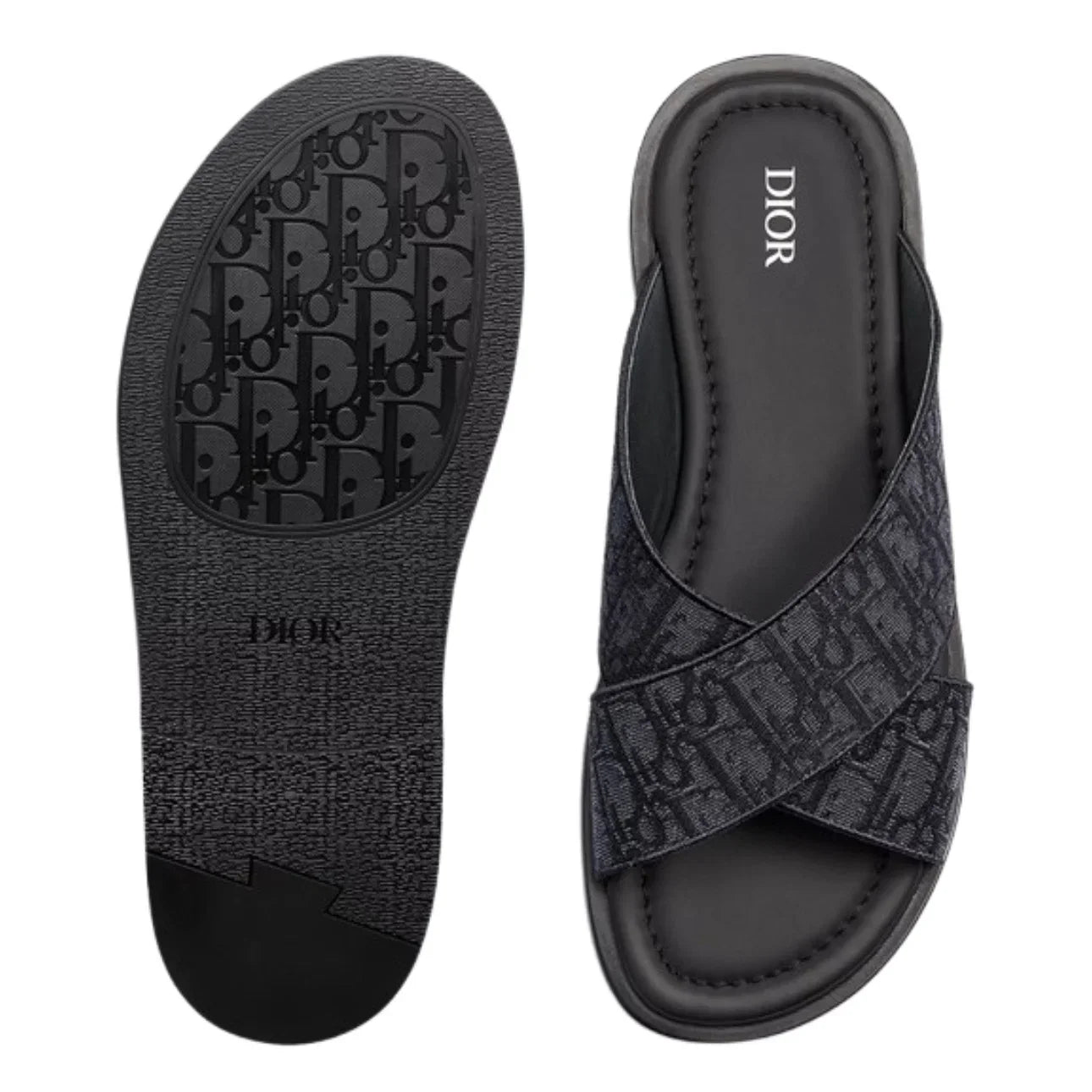 Dior Alias Sandal Black Dior Oblique Jacquard