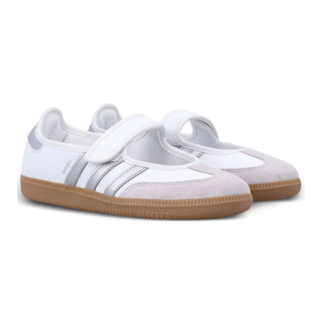 adidas Samba Jane \ White Silver Metallic