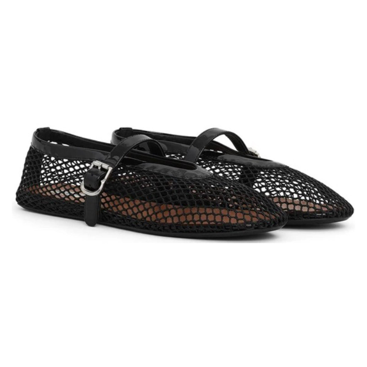 Alaïa Mesh Ballet Flats \ Black