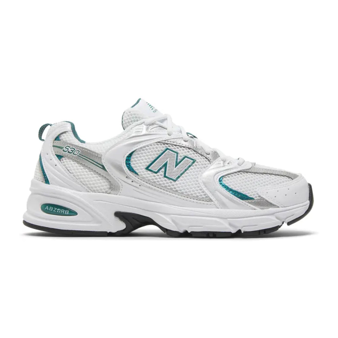 New Balance 530 – \ White Silver Green