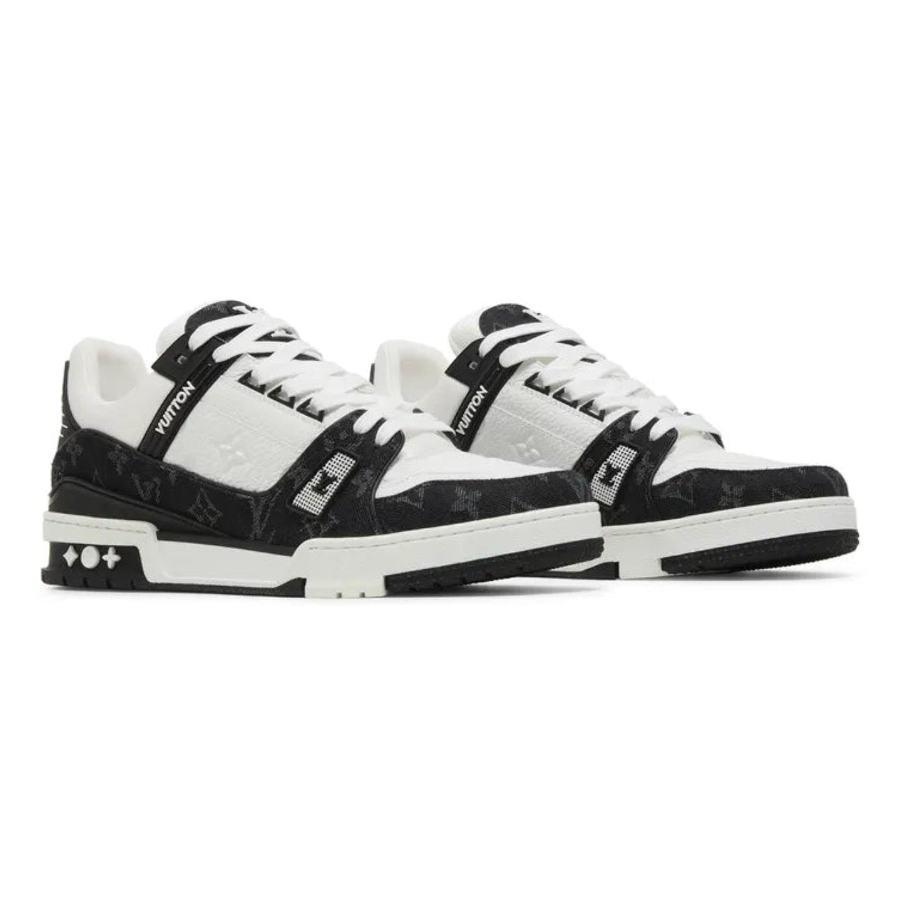 Louis Vuitton Trainer \ Black Monogram Denim