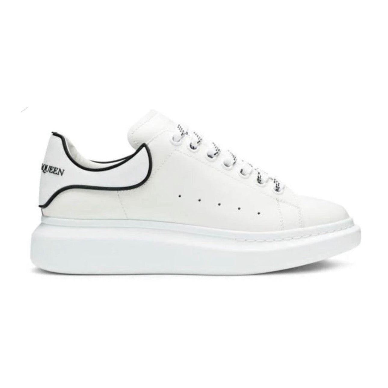 Alexander McQueen Oversized – White Black Trim