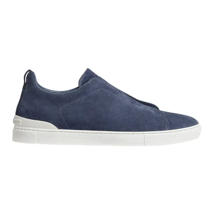 Zegna Mélange Suede Triple Stitch™ Sneakers \ Grey