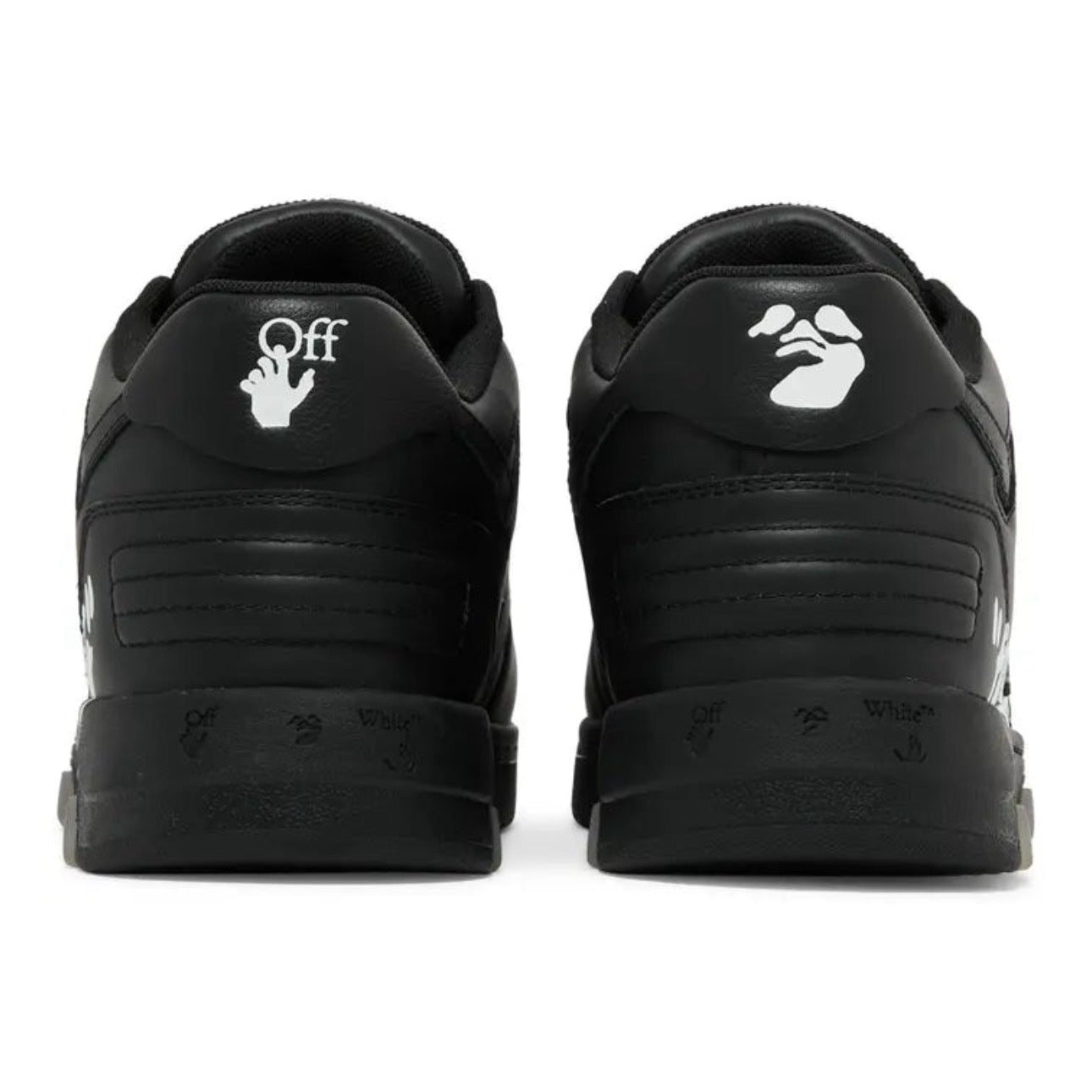 Off-White Out of Office OOO For Walking Low Tops – \ Black White