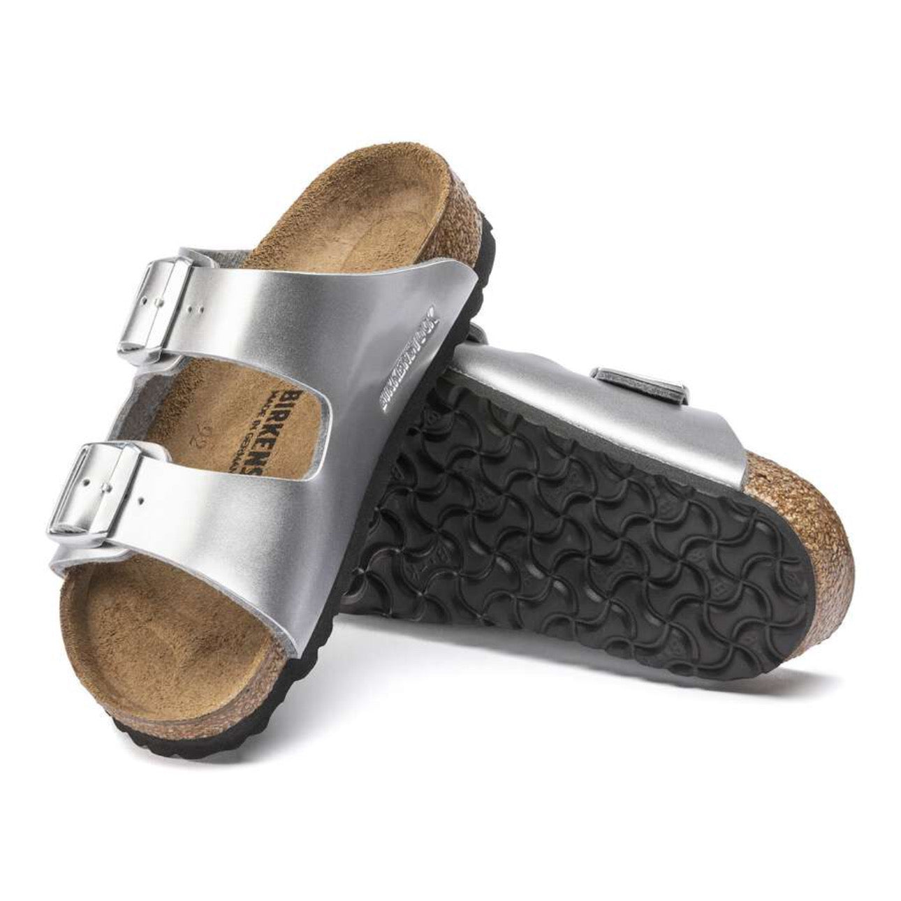 Birkenstock Arizona Electric \ Metallic Silver