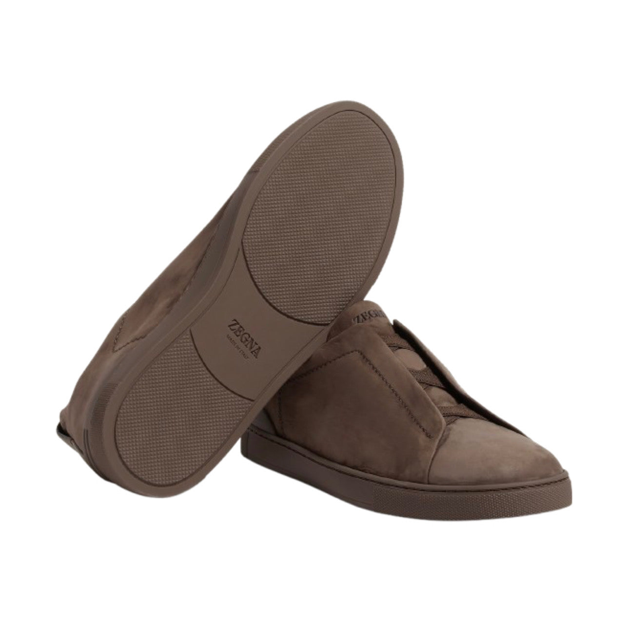 Zegna Nubuck Sneakers \ Dark Taupe