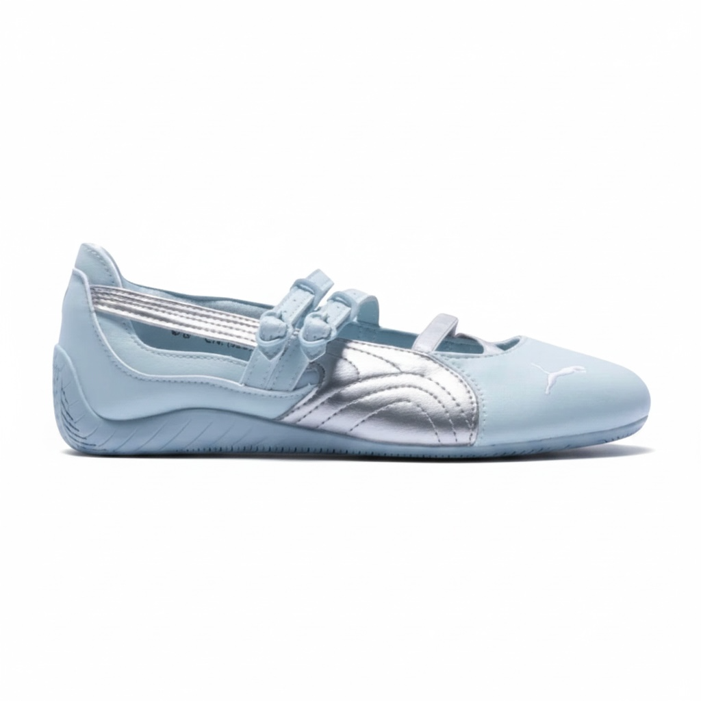 Puma Speedcat Ballet the Powerpuff Girls Silver Blue Wash