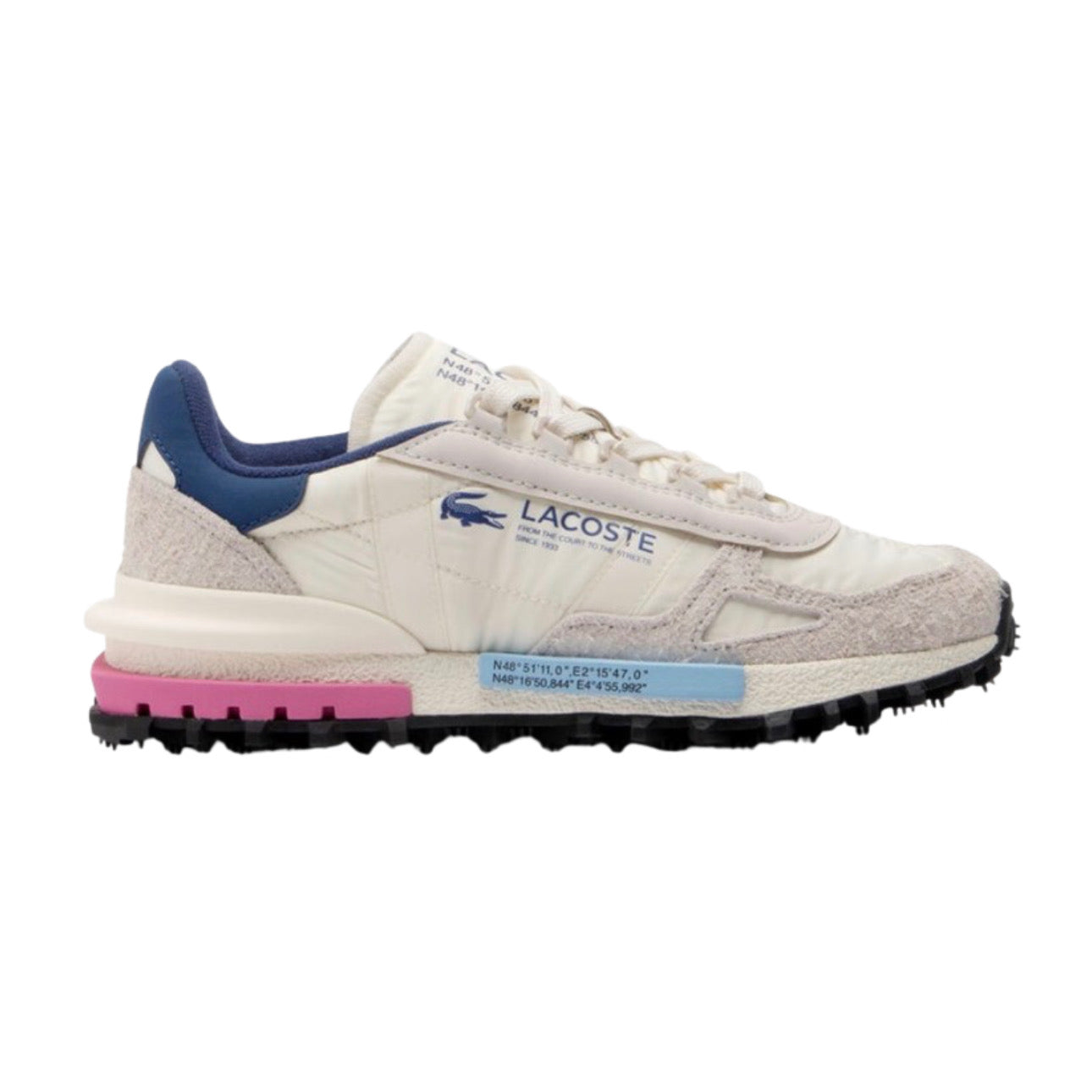 Lacoste Elite Active OffWhite \ Navy Pink