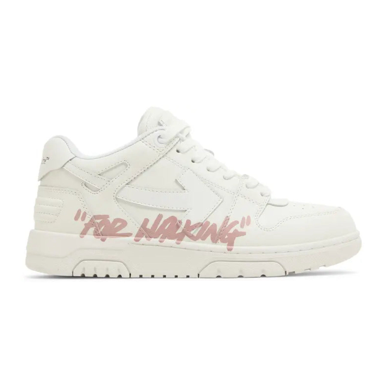Off-White Out of Office \ For Walking - White Pink White Outsole