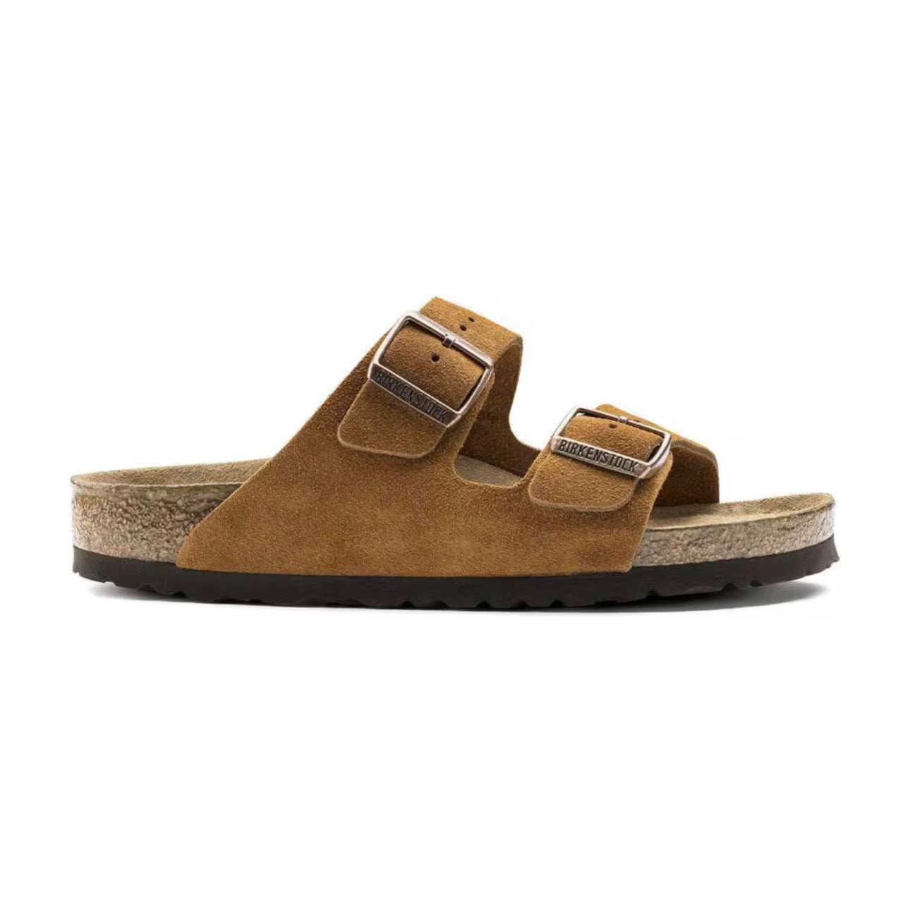 Birkenstock Arizona Soft Footbed Suede Leather Mink