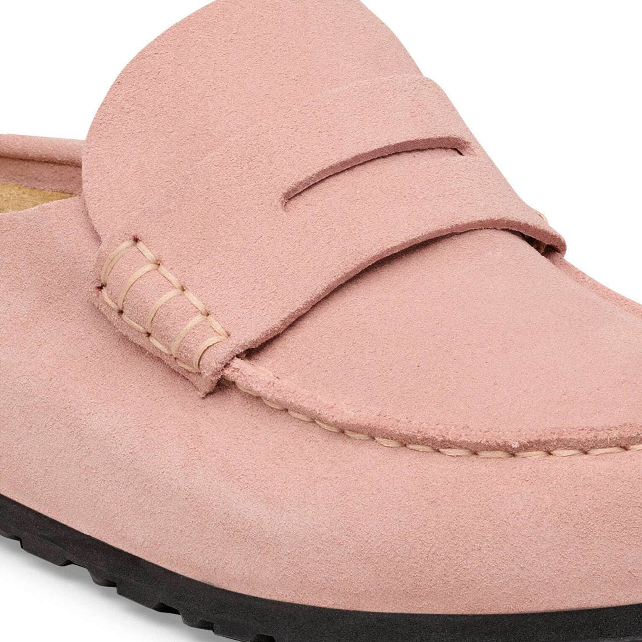 Birkenstock Naples Wrapped Suede Leather \ Pink Clay