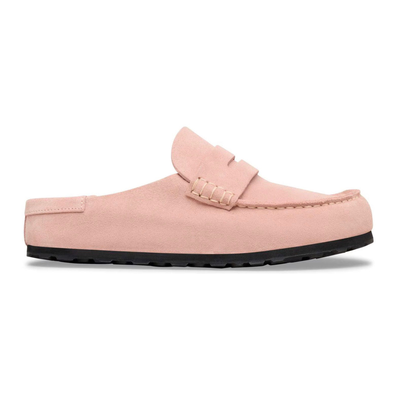 Birkenstock Naples Wrapped Suede Leather \ Pink Clay