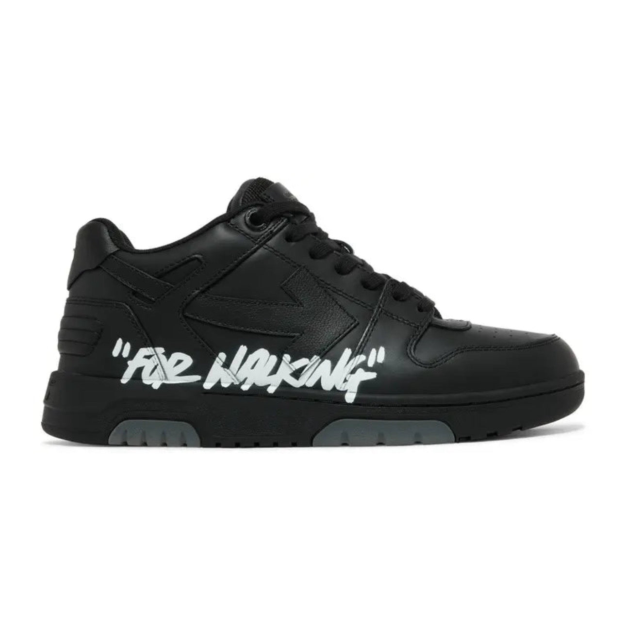 Off-White Out of Office OOO For Walking Low Tops – \ Black White