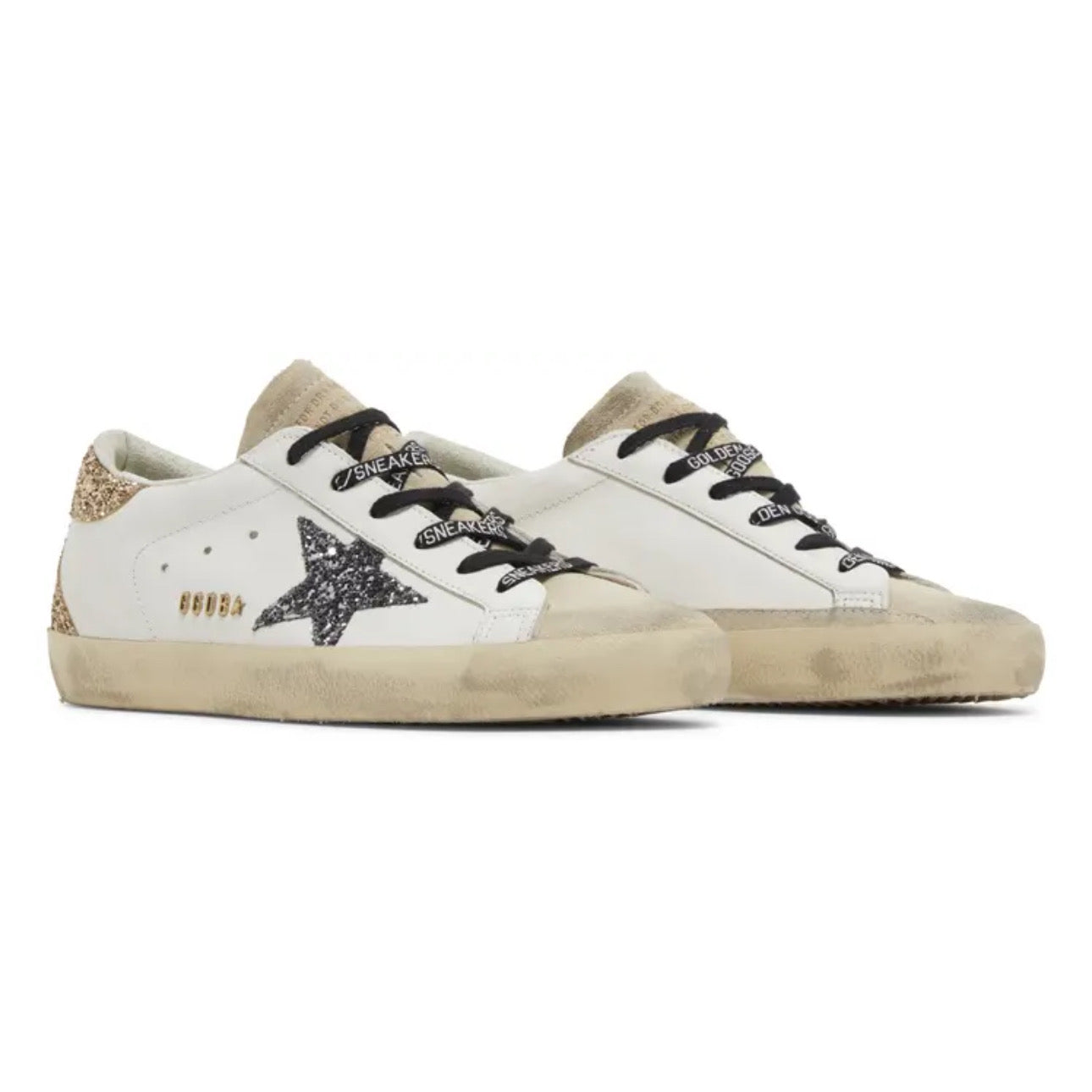 Golden Goose Superstar \ Optic White Seedpearl Glitter