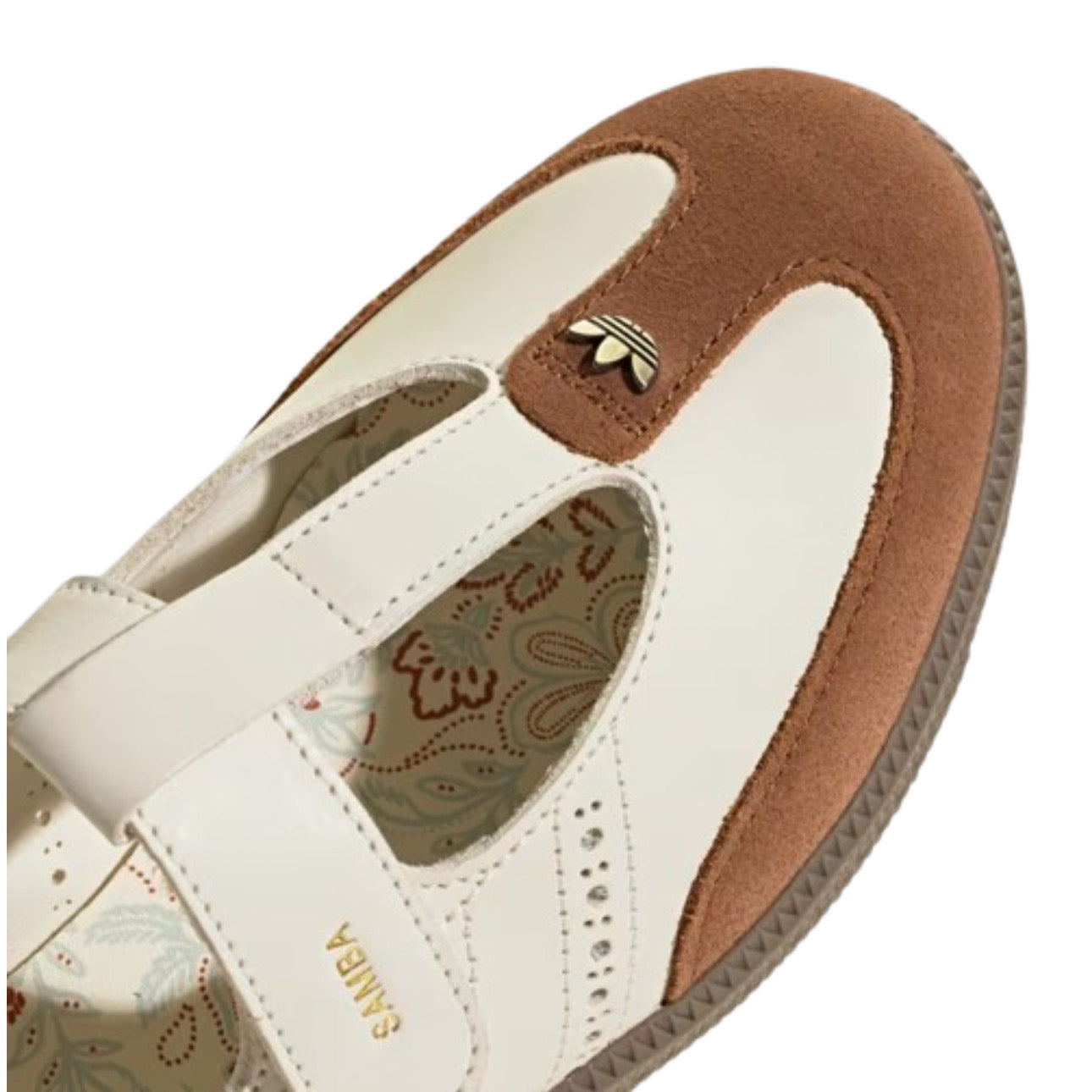 adidas Samba Jane Leather Summer Glow \ White Brown