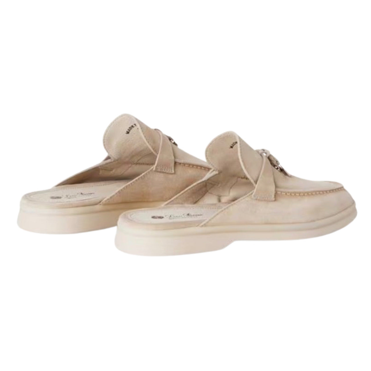 Loro Piana Babouche Charms Walk Loafer \ Linen