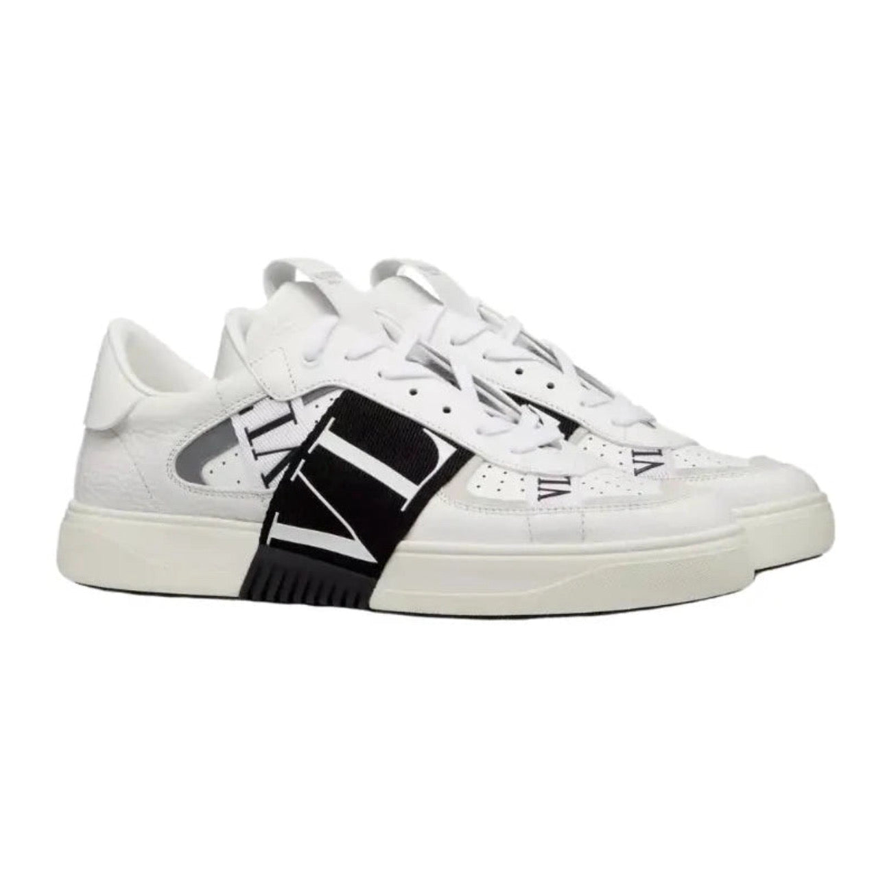 Valentino Garavani Vl7n Sneaker Low Top \ White Black Grey