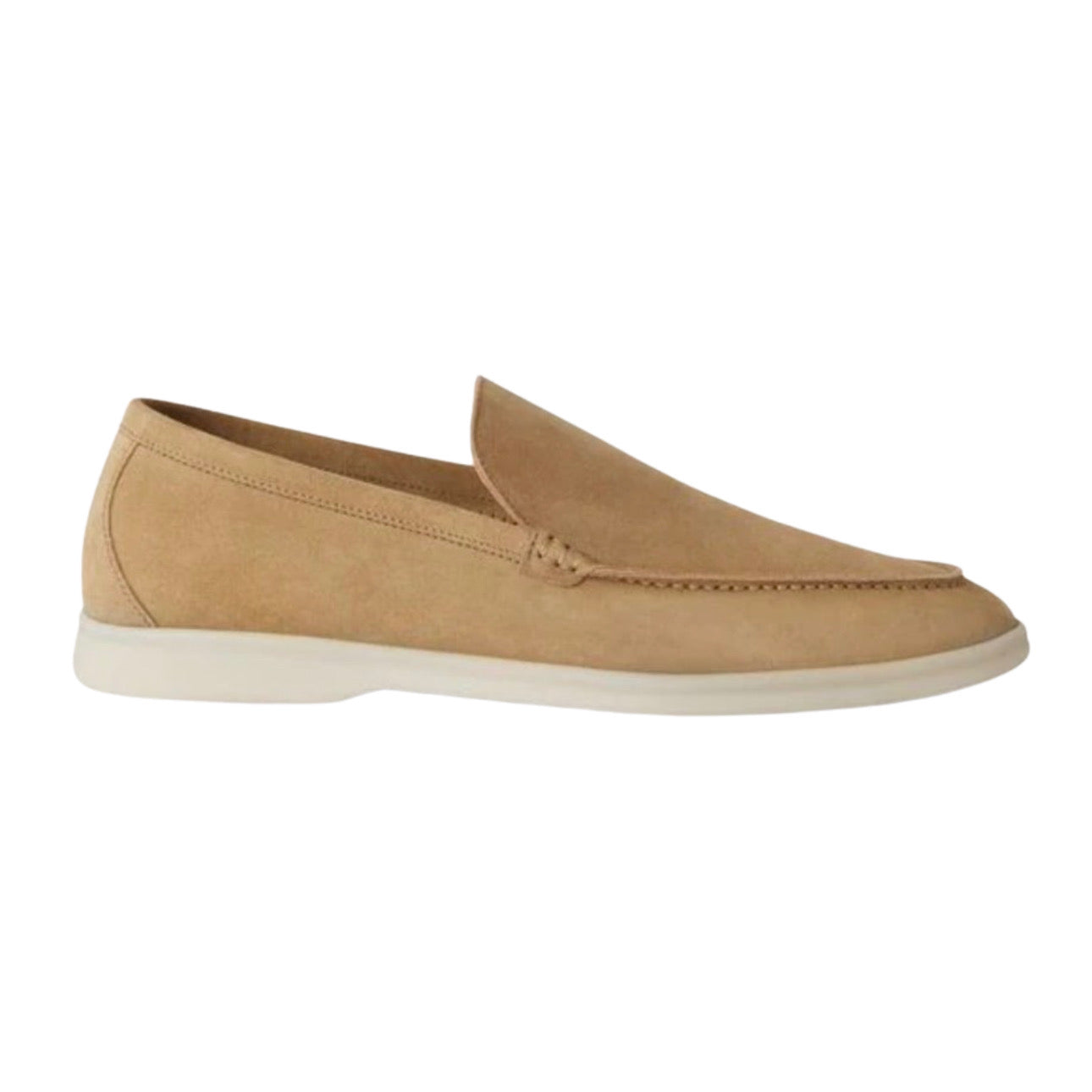Loro Piana Summer Walk Loafer Light Wood \ Smoke