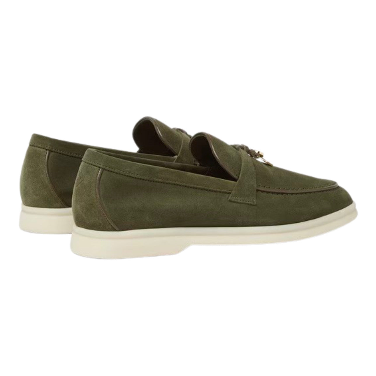 Loro Piana Summer Charms Walk Loafer Ribbon \ Green