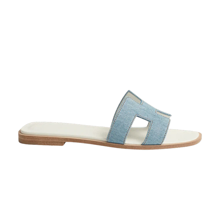 Hermès Oran \ Sandal Bleu / Clair