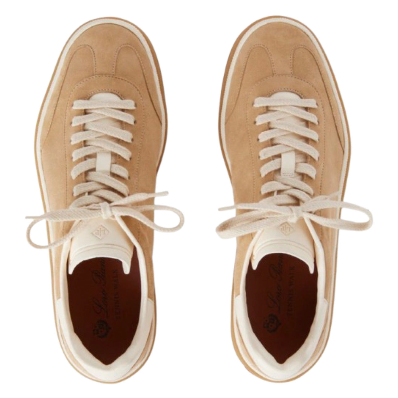 Loro Piana Tennis Walk Sneaker Suede Calf Split Windy Dunes