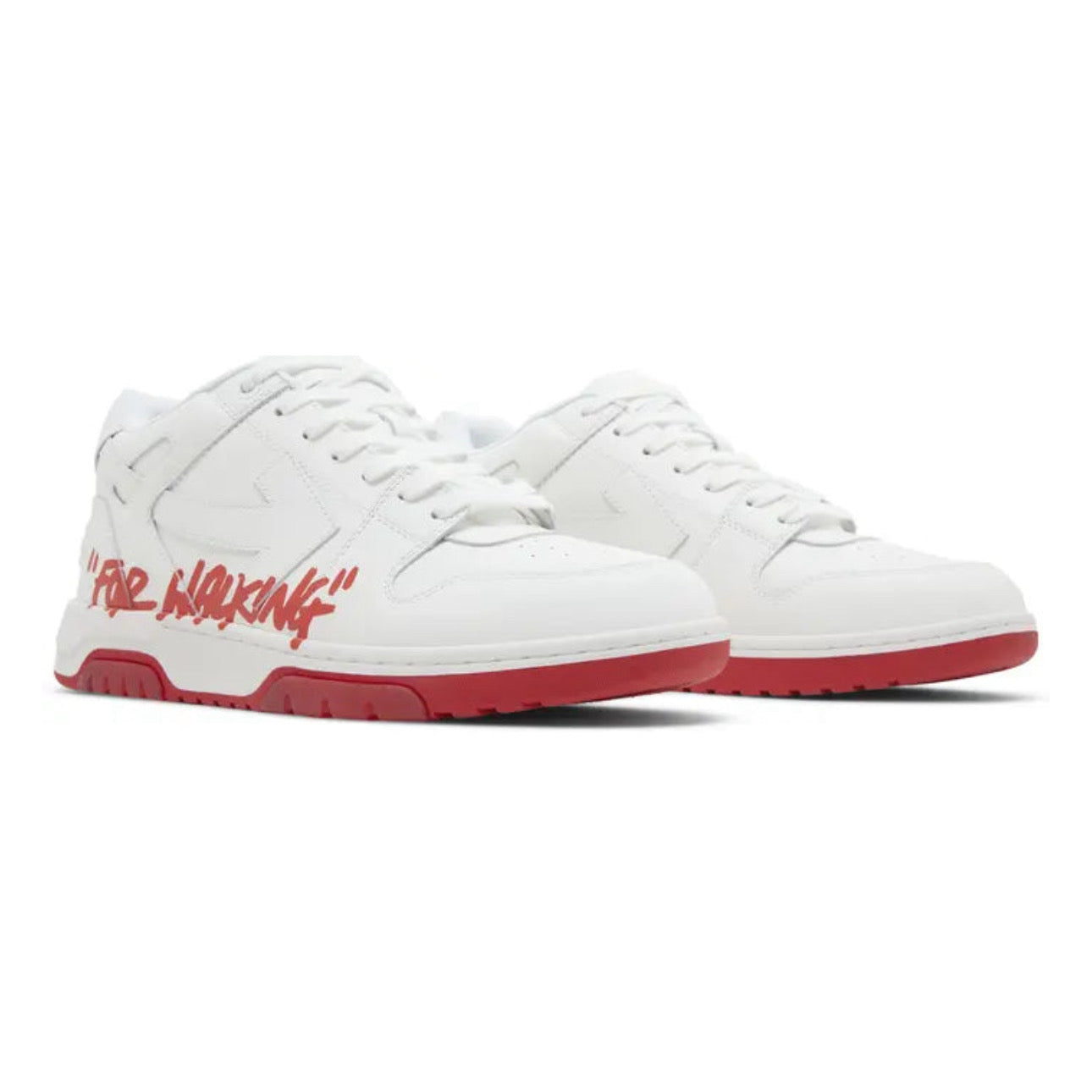 Off-White Out of Office Low 'For Walking \ White Red' 2023