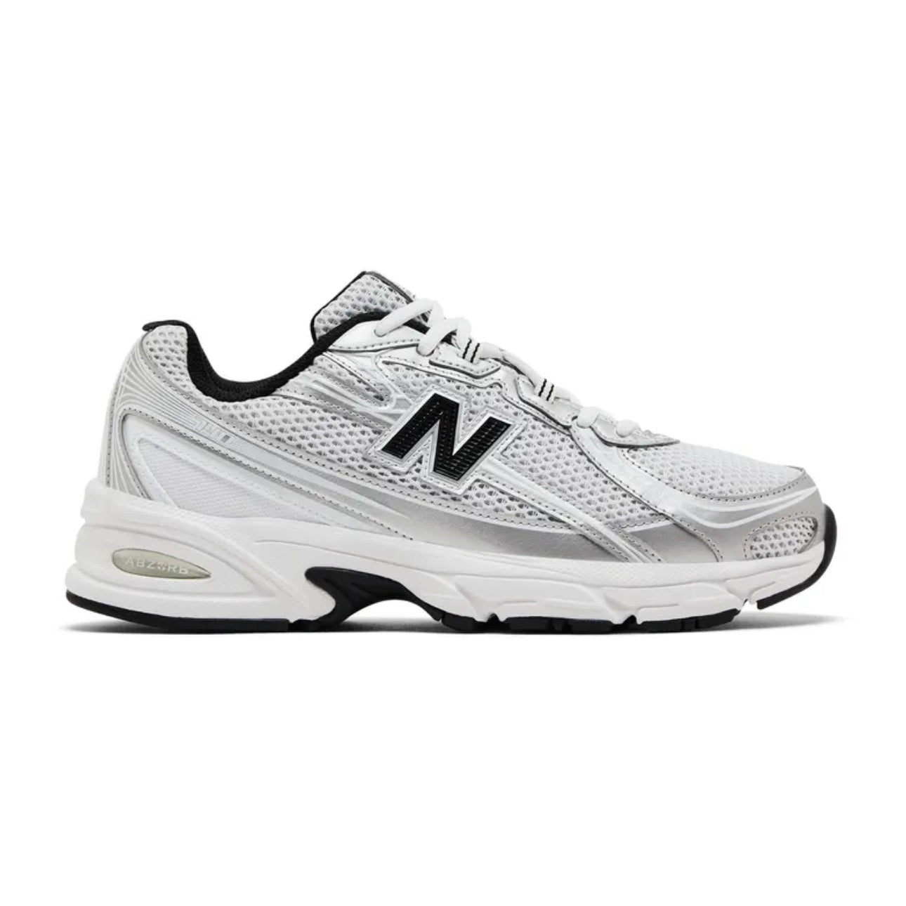 New Balance 740v2 \ White Silver Metallic Black
