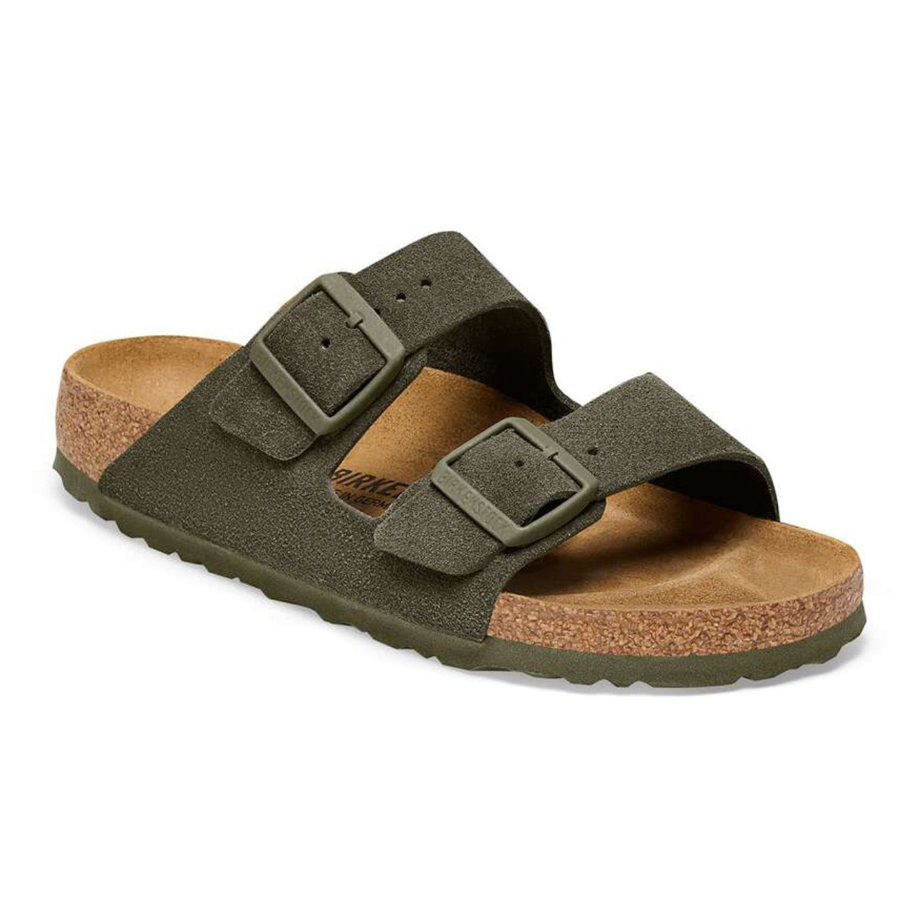 Birkenstock Arizona Soft Footbed Suede Leather Thyme