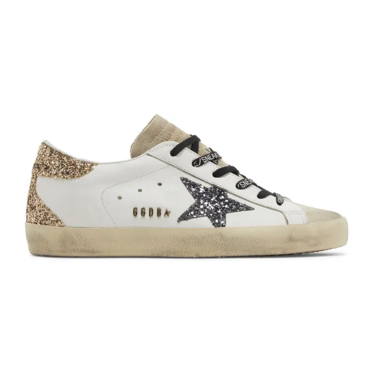 Golden Goose Superstar \ Optic White Seedpearl Glitter