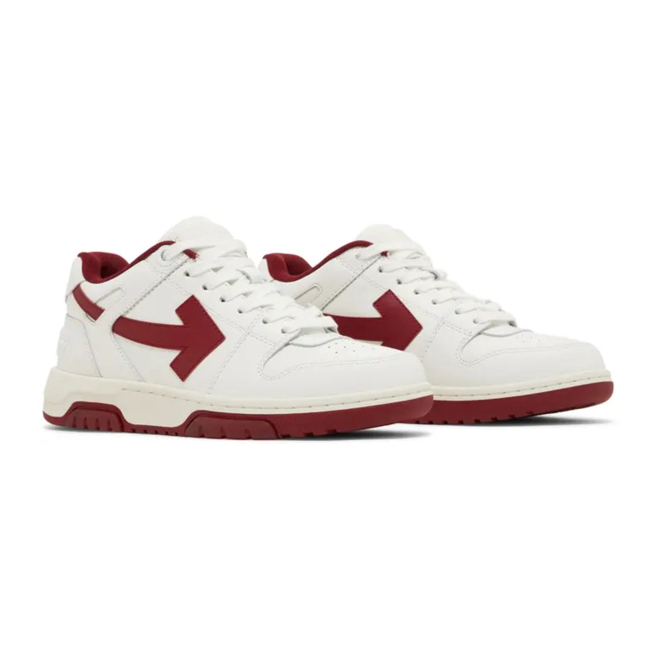 Off-White Out of Office \ White Burgundy