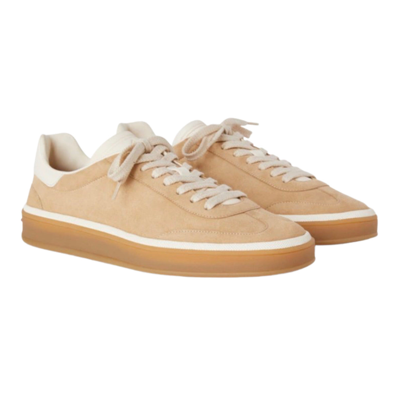 Loro Piana Tennis Walk Sneaker Suede Calf Split Windy Dunes