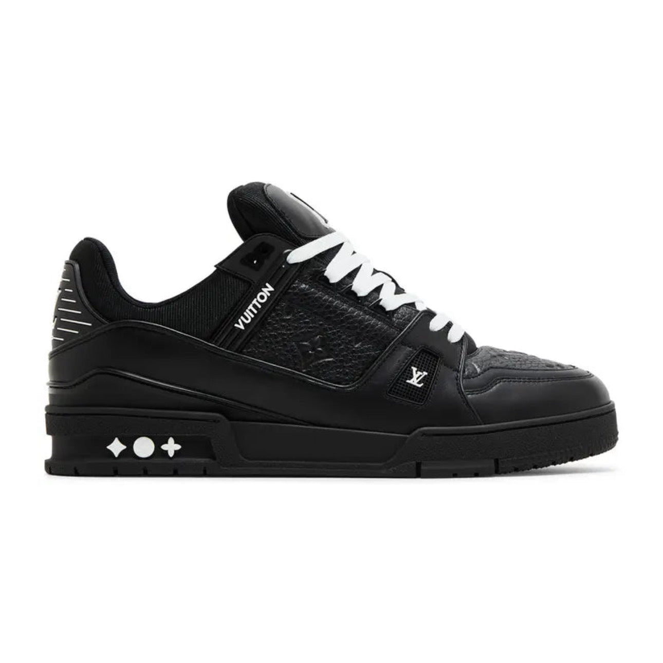 Louis Vuitton Trainer \ Embossed Monogram - Black