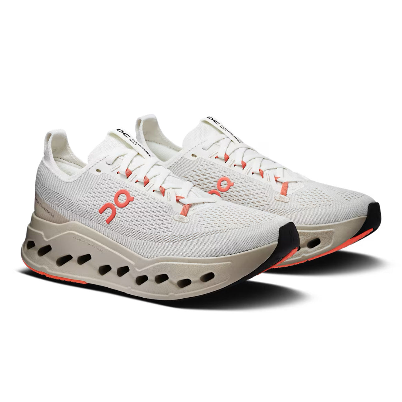 On Running Cloudsurfer Max \ Ivory / Salmon