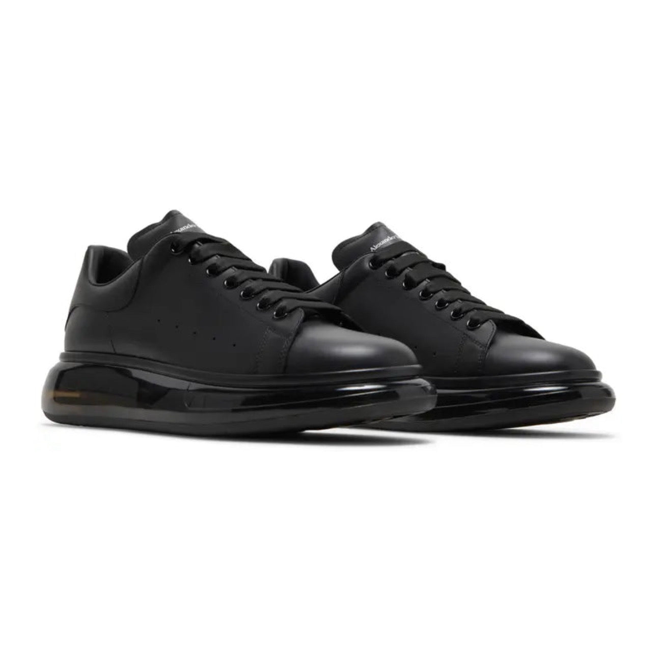 Alexander McQueen Oversized \ Clear Sole - Black