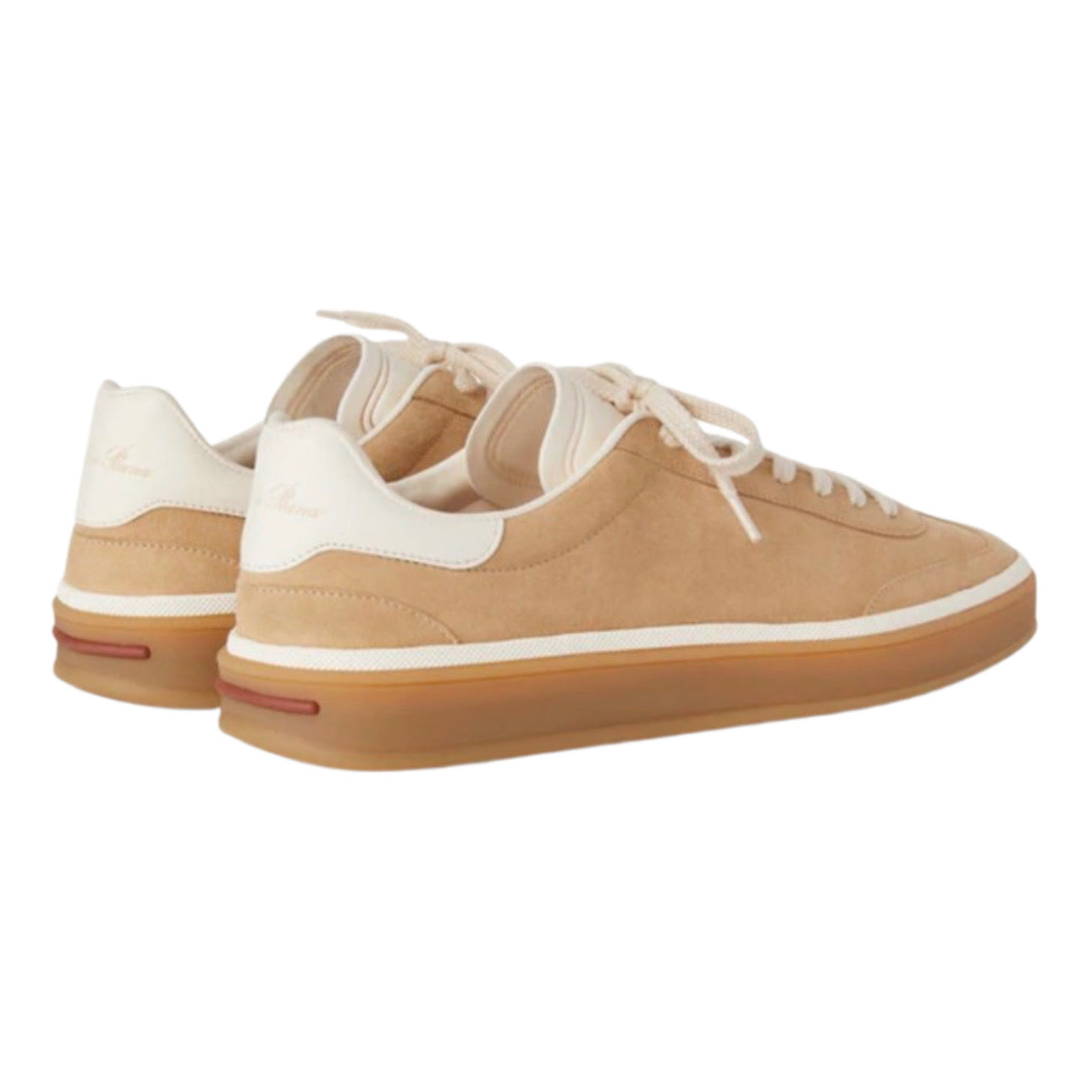 Loro Piana Tennis Walk Sneaker Suede Calf Split Windy Dunes