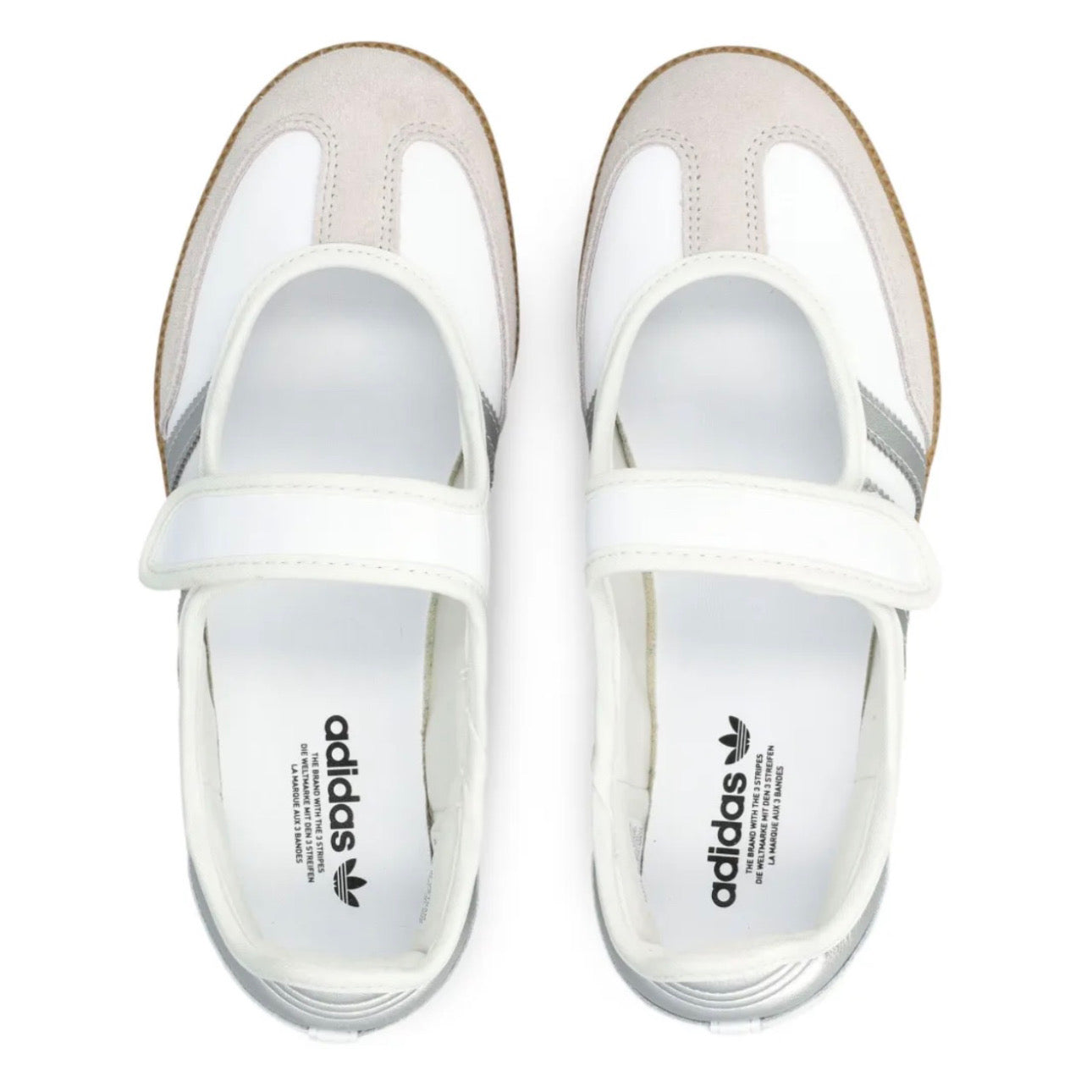 adidas Samba Jane \ White Silver Metallic