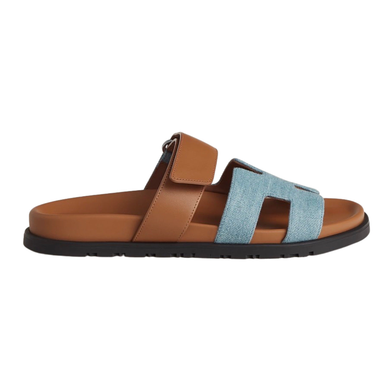 Hermès Chypre Calfskin \ Bleu Clair / Naturel
