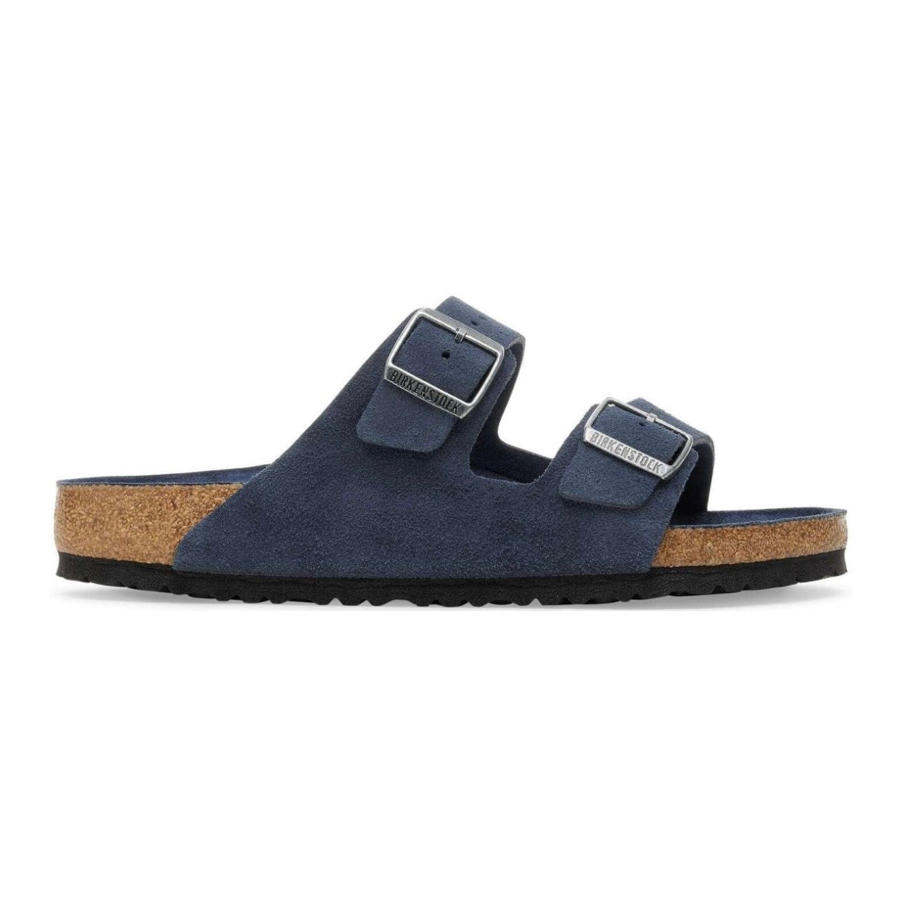 Birkenstock Arizona Soft Footbed Suede Leather New \ Navy