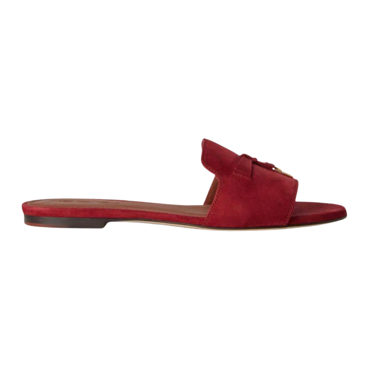 Loro Piana Summer Charms Sandal Suede Camoge