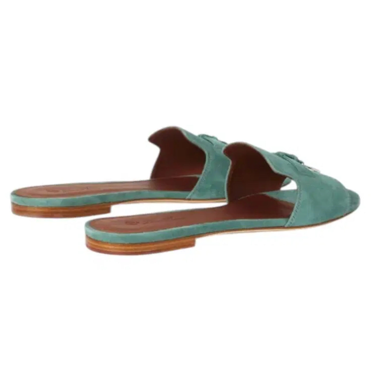 Loro Piana Summer Charms Sandal Suede Goatskin Camu Fruit-40