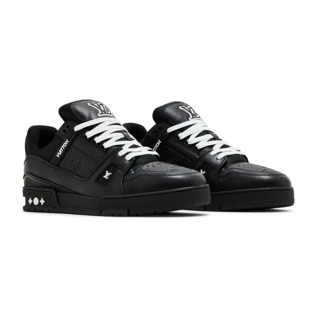 Louis Vuitton Trainer \ Embossed Monogram - Black