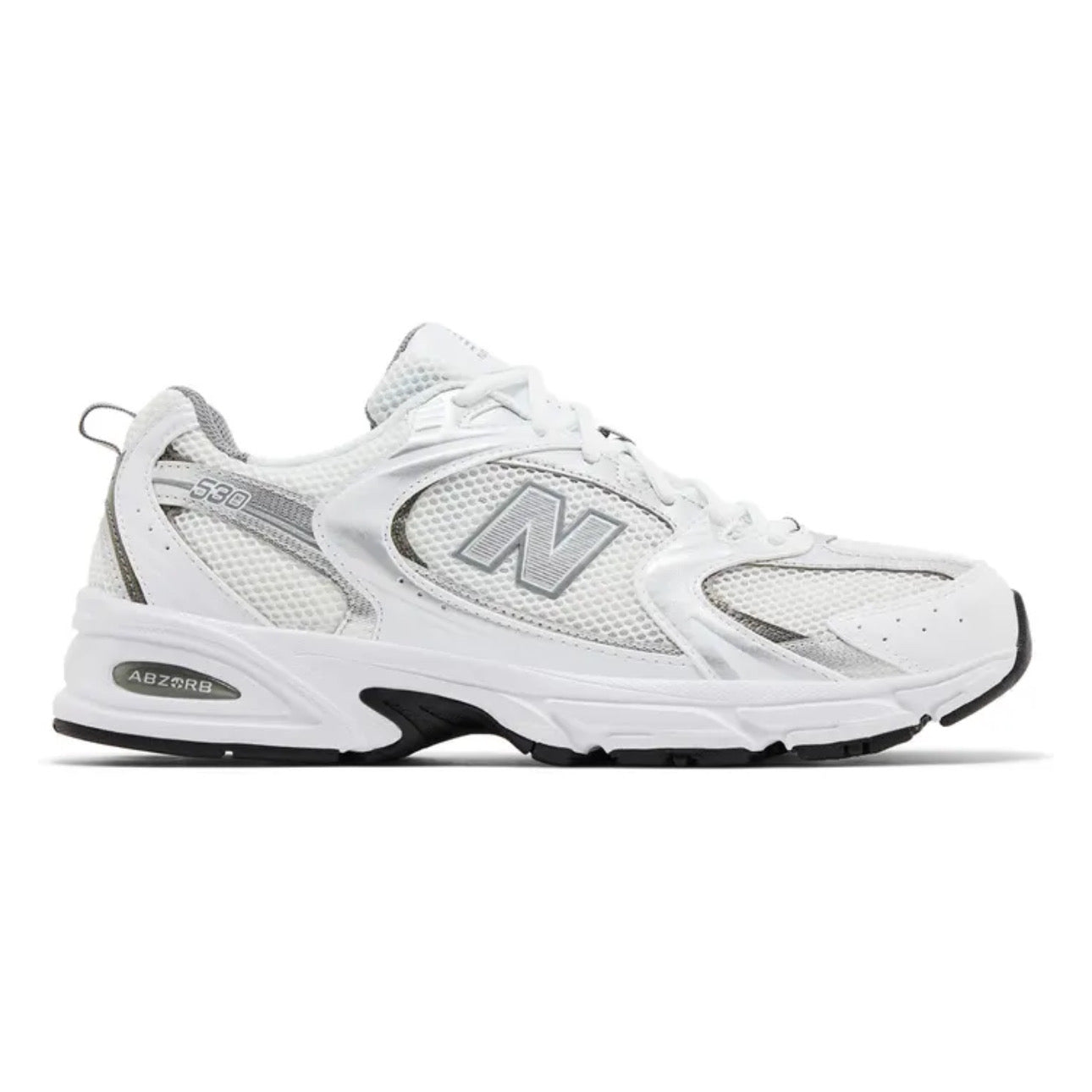 New Balance 530 \ White Metallic Silver