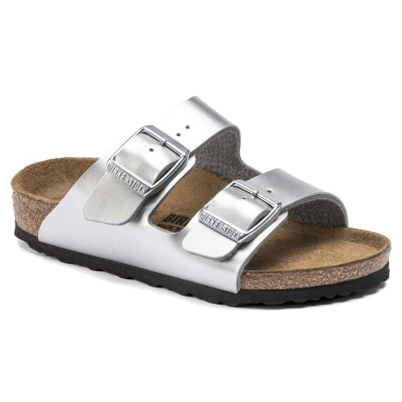 Birkenstock Arizona Electric \ Metallic Silver