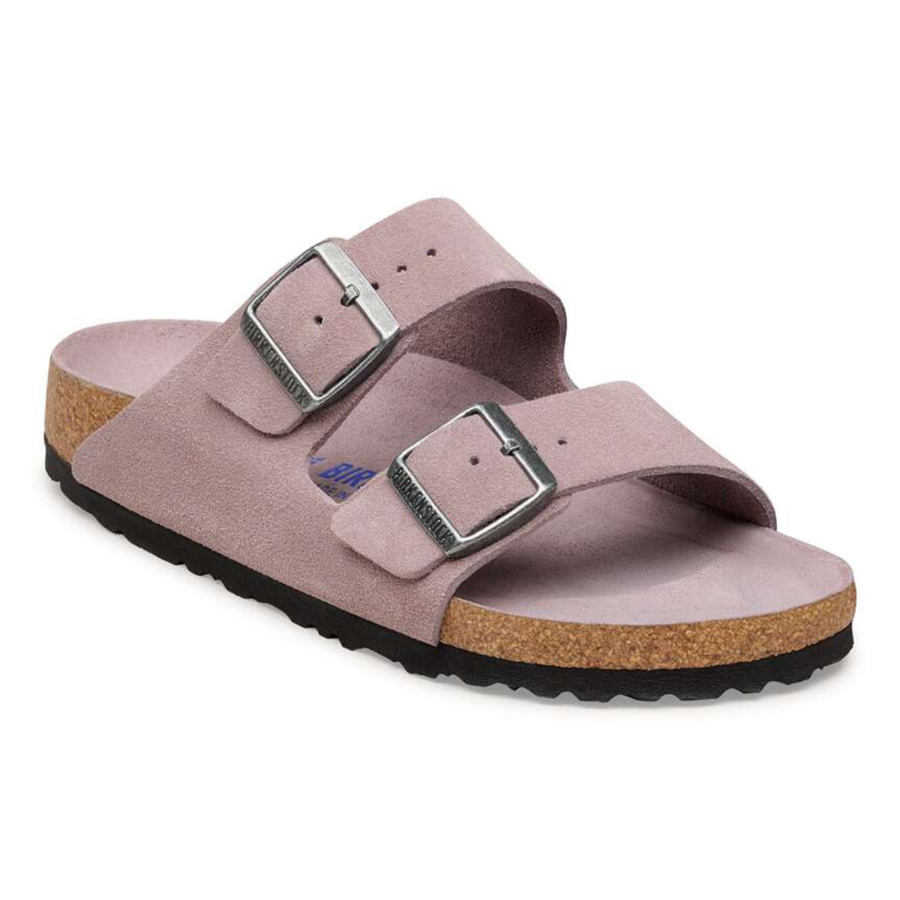 Birkenstock Arizona Soft Footbed Suede Leather Faded Purple Tonal FB