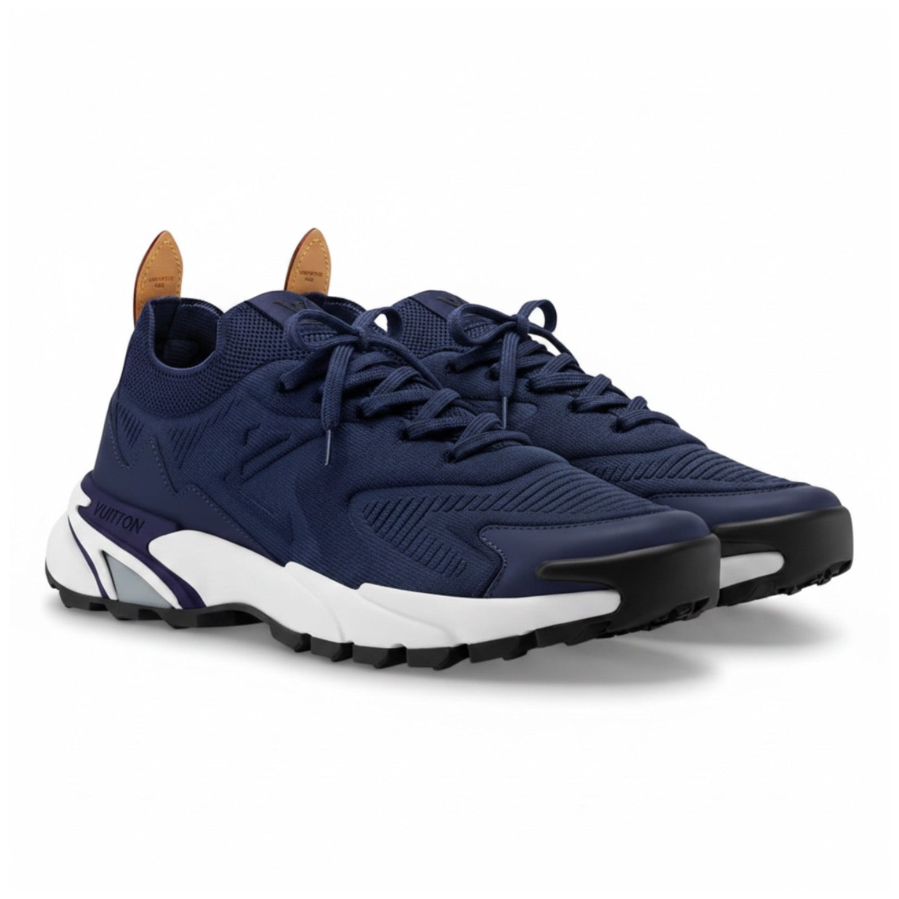 Louis Vuitton Tatic Knit Sneaker \ Navy Blue