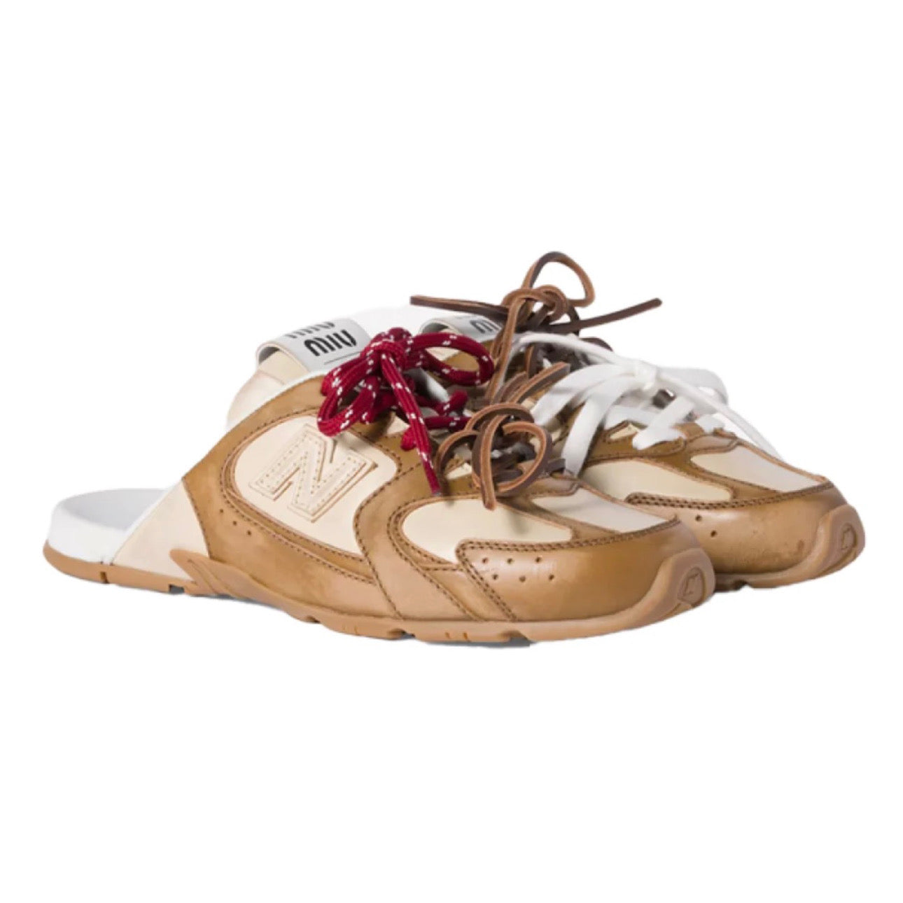 New Balance 530 x Miu Miu Slipper in \ Beige Brown