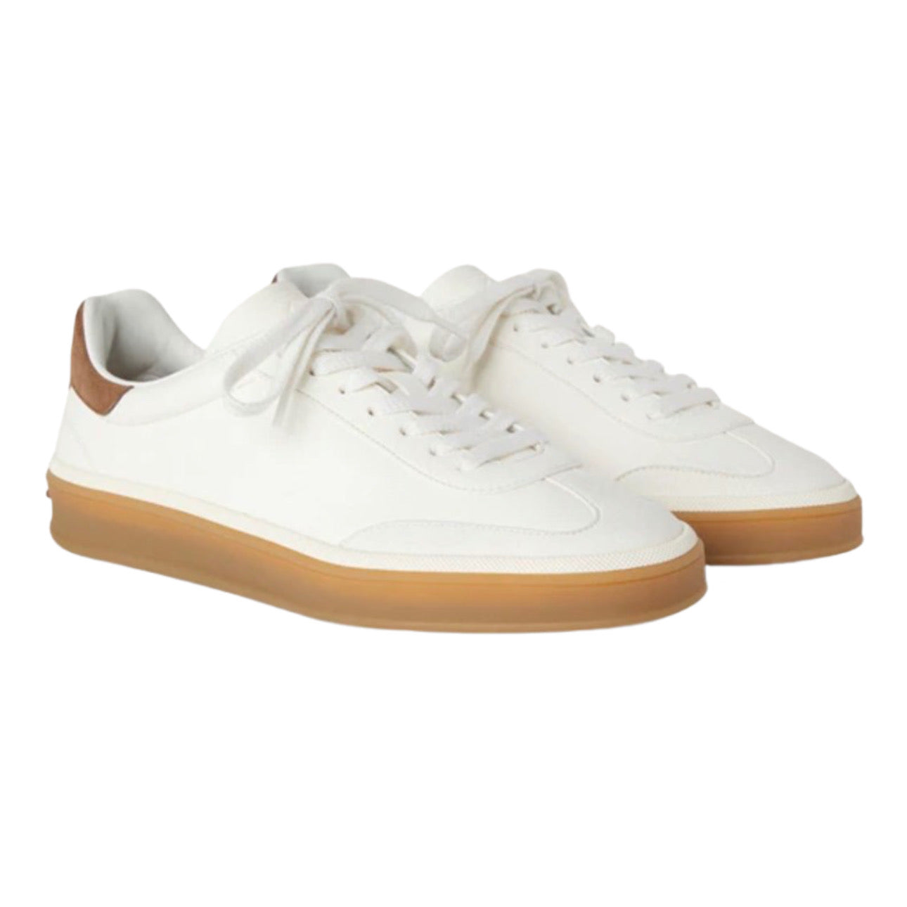 Loro Piana Tennis Walk Sneaker Suede Calf Split \ White